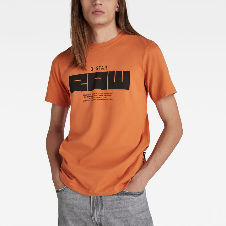 G star orange shirt sale
