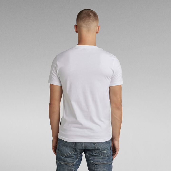 White g star shirt hot sale