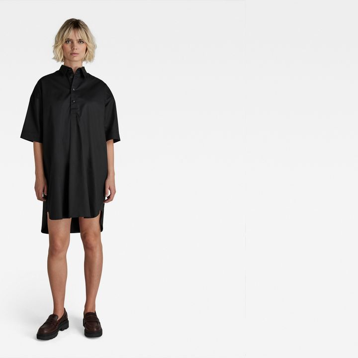 Shirt Dress | Black | G-STAR® SK