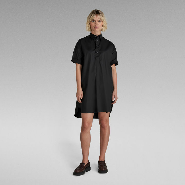 Shirt Dress | Black | G-STAR® SK