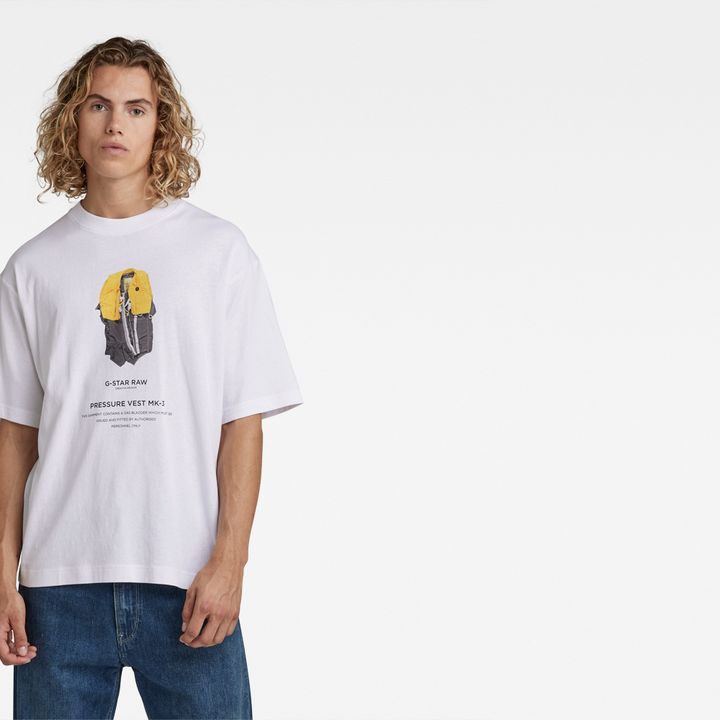Archive Print Boxy T-Shirt | Multi color | G-STAR® US