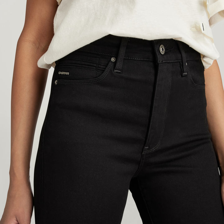 G Star Shape High Super Skinny Jeans Black G STAR AU