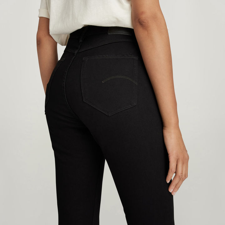 G Star Shape High Super Skinny Jeans Black G STAR AU
