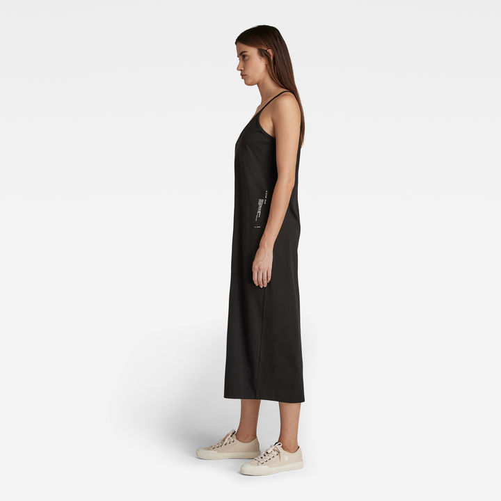 Slip Dress Loose Black G STAR JP