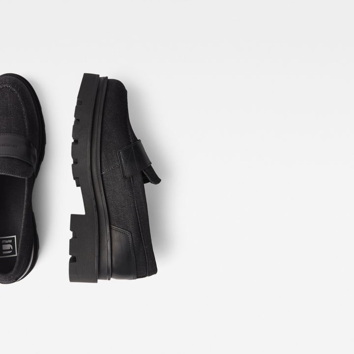 Naval Denim Loafer Black G STAR ZA