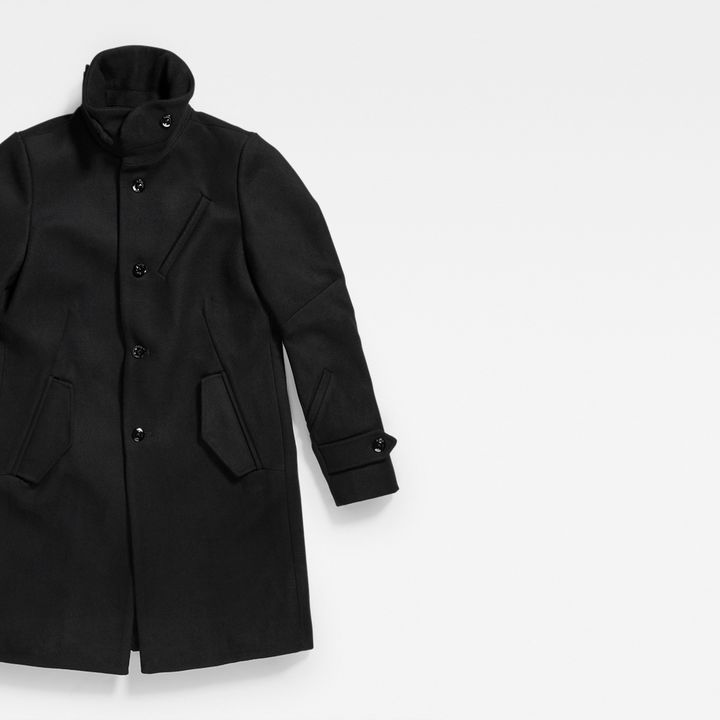 Empral Wool Trench Black G STAR US