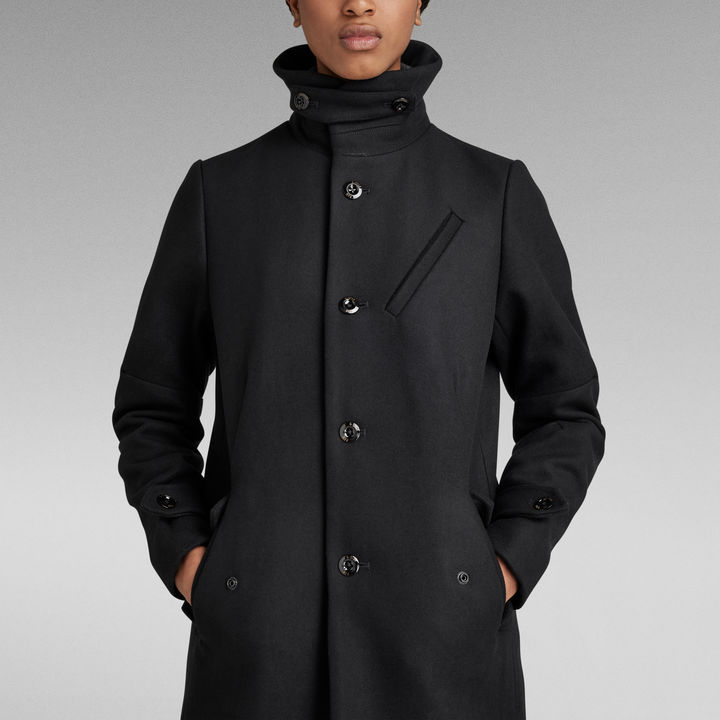 Empral Wool Trench Black G STAR TW
