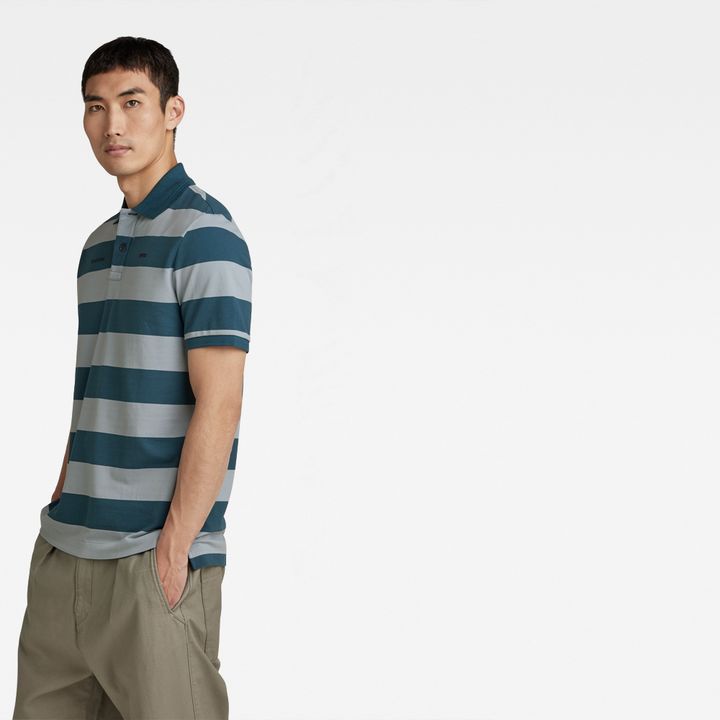 Wide Stripe Polo | Multi color | G-STAR® US