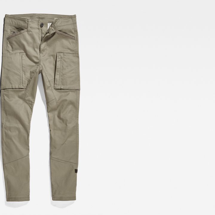 Zip Pocket 3D Skinny Cargo Pants | グリーン | G-STAR® JP