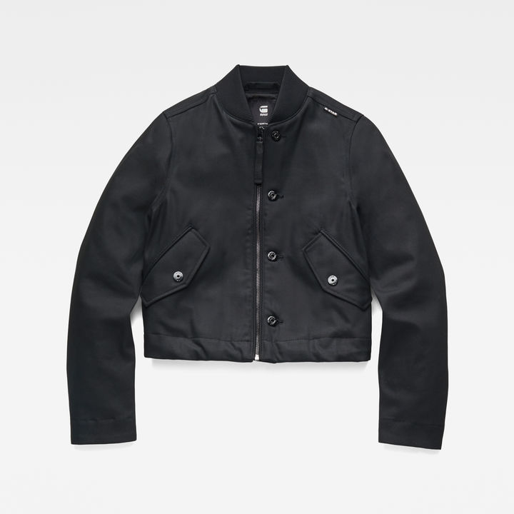 Drawstring Bomber Jacket