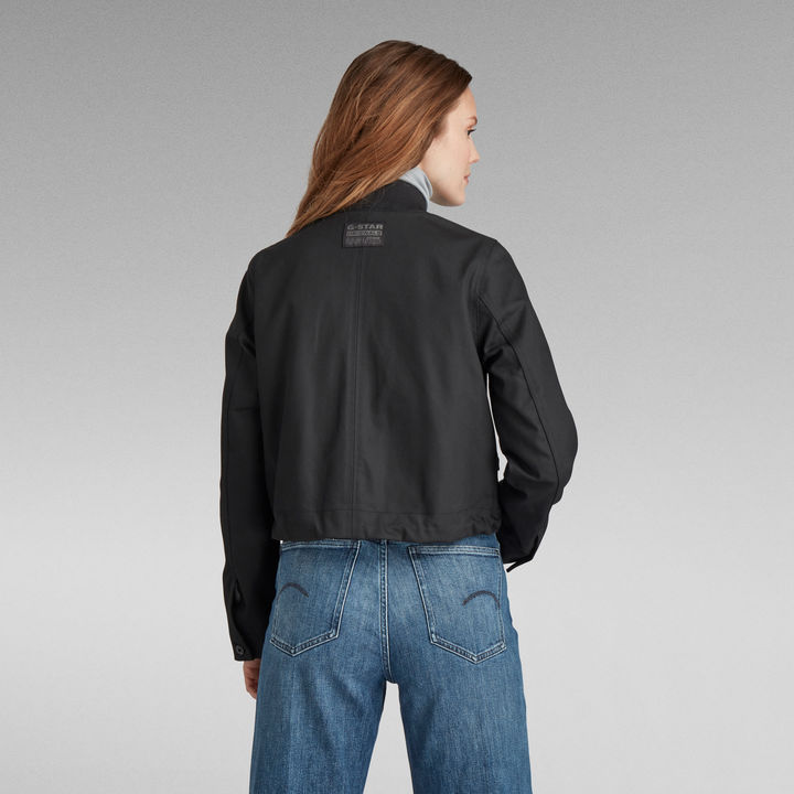 Drawstring Bomber Jacket