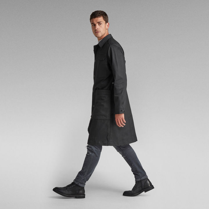 Patched Pocket Trench | Black | G-STAR® ZA