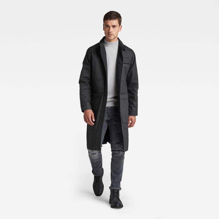 Patched Pocket Trench | Black | G-STAR® US