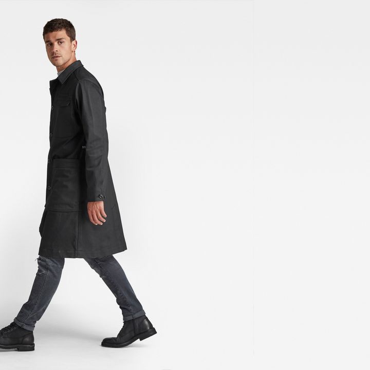 Patched Pocket Trench | Black | G-STAR® ZA