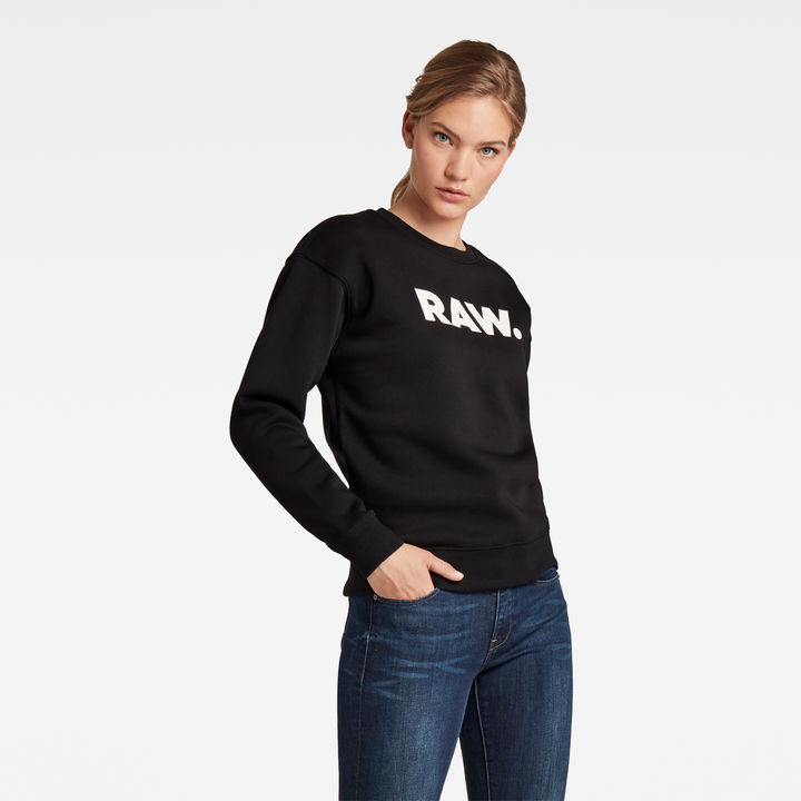 G star raw black sweatshirt discount