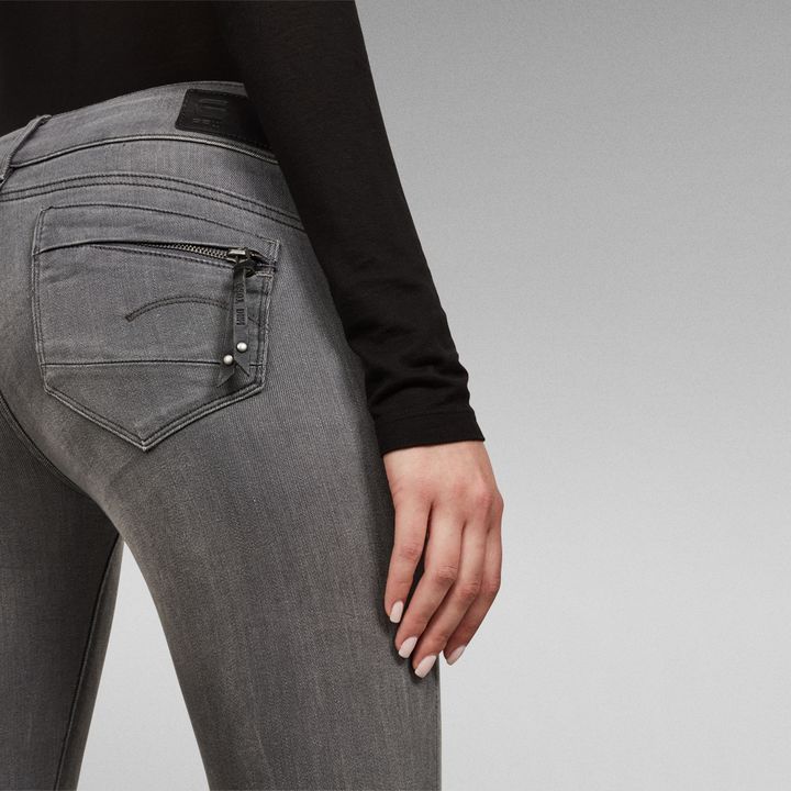 Midge Cody Mid Skinny Jeans | グレー | G-STAR® JP