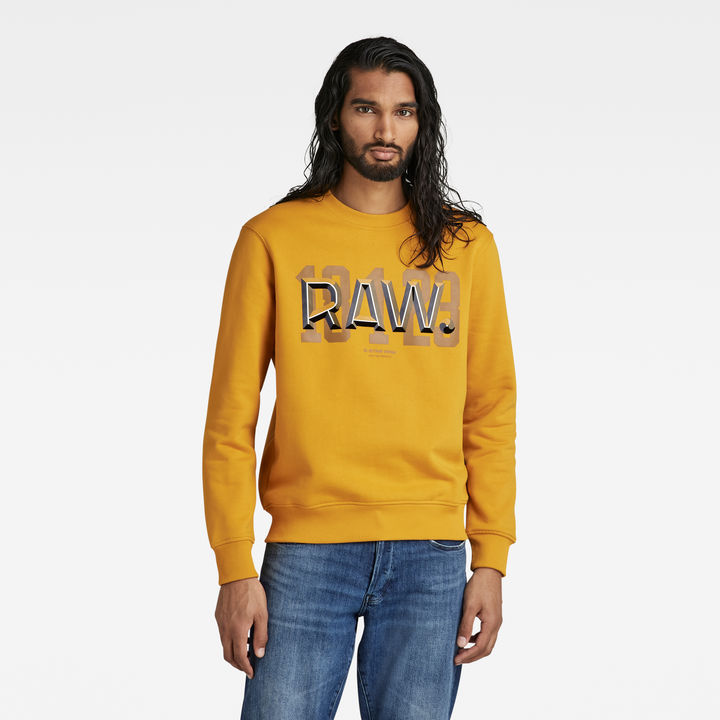 Raw Dot Sweater Yellow G STAR US