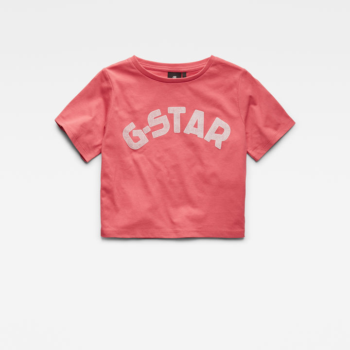 Boxy T Shirt Pink G STAR ZA
