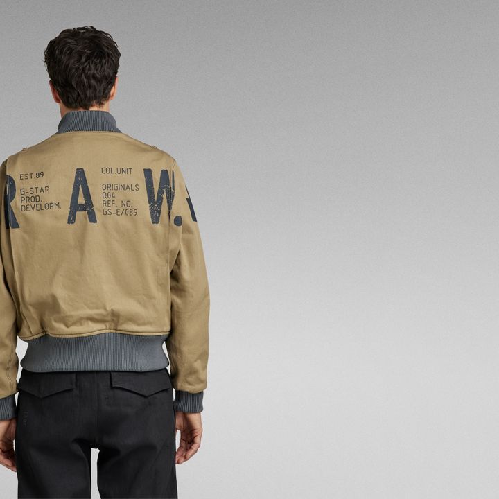 E Selvedge Bomber clearance Jacket