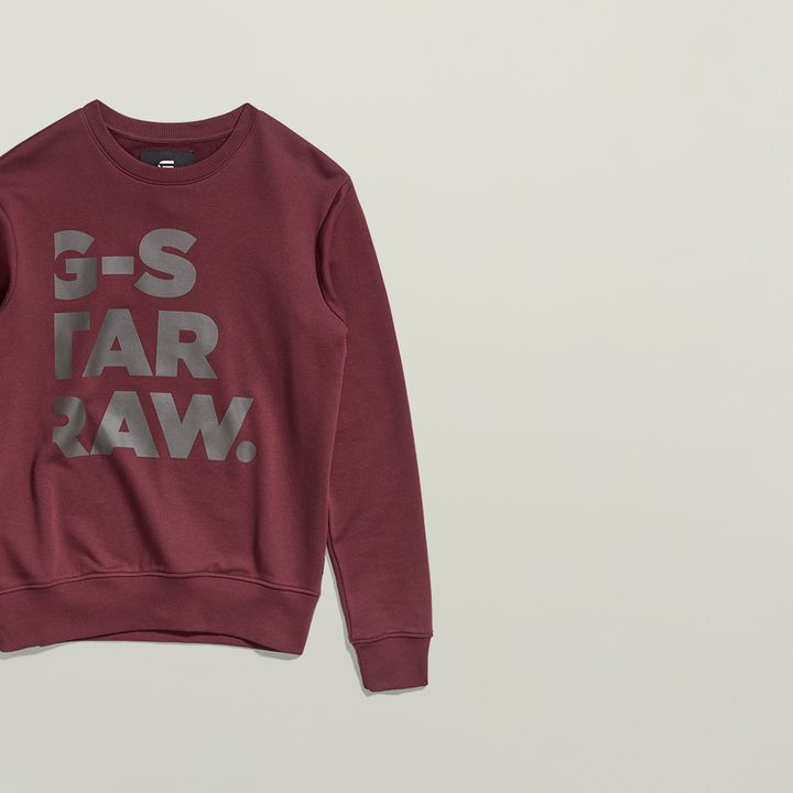 Red graphic sweater new arrivals
