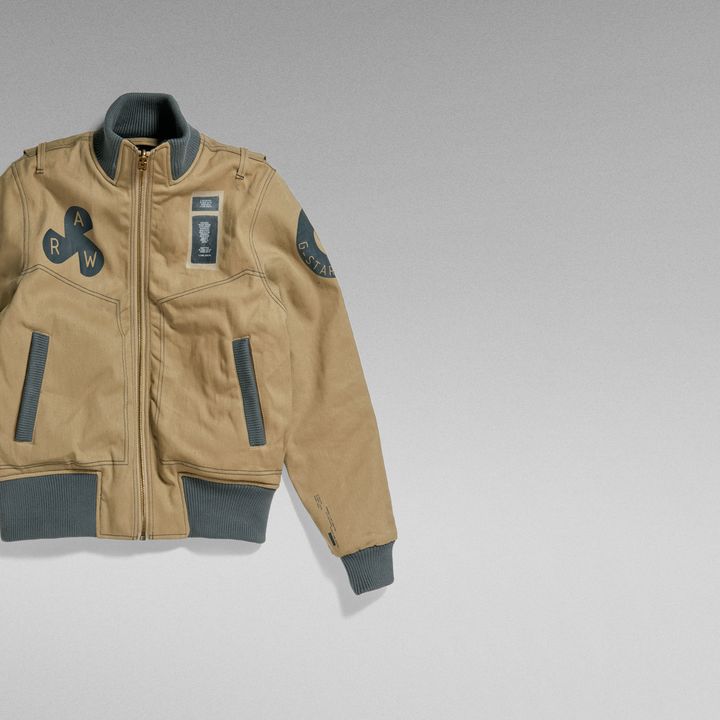 E Selvedge Bomber Jacket | Green | G-STAR® US