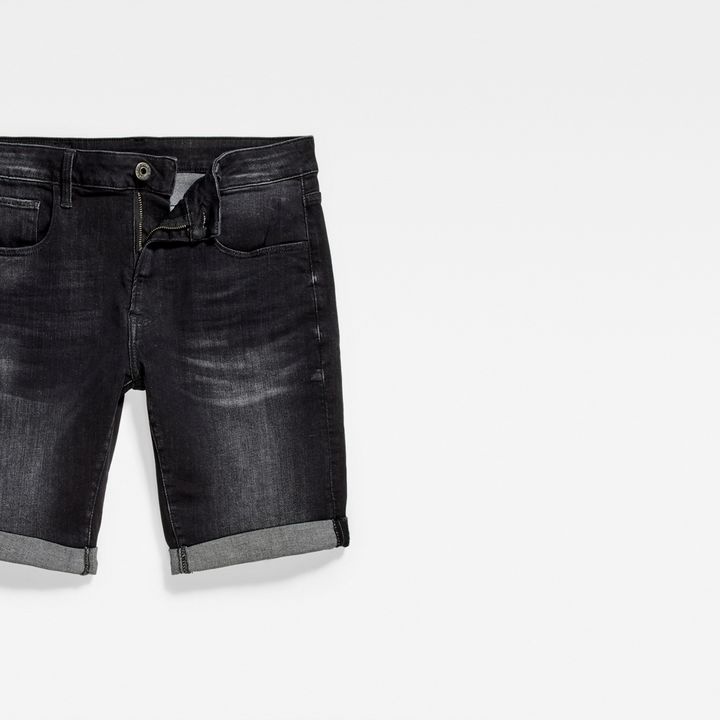 3301 Slim Denim Shorts Grey G STAR BE