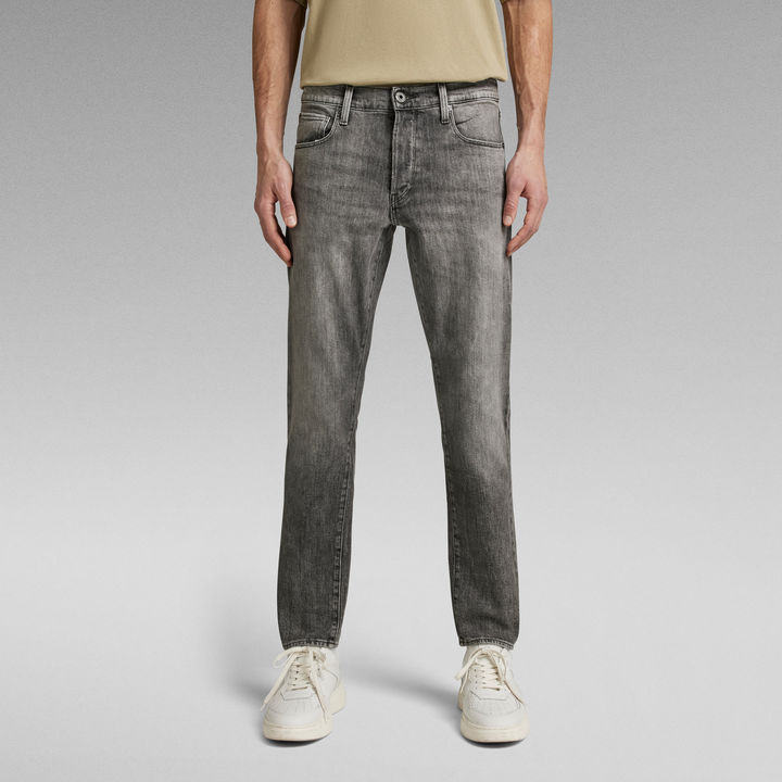 3301 Straight Tapered Jeans Grey G STAR CA