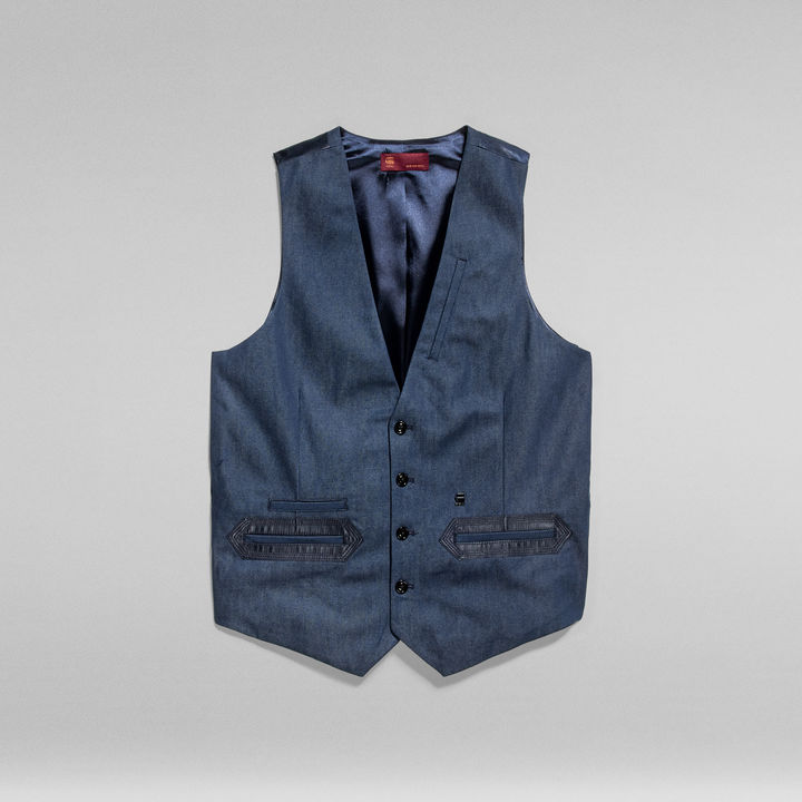 Tuxedo Waistcoat Dark blue G STAR PL