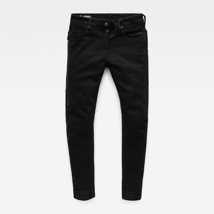 Citishield 3D Slim Tapered Jeans | Black | G-STAR® US