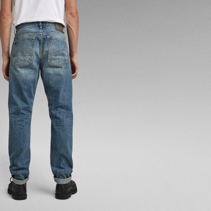 Triple A Regular Straight Selvedge Jeans | Medium blue | G-STAR® US