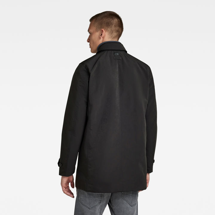 G STAR Men Utility Padded Trench Black Size S