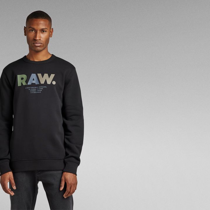 Multi Colored RAW. Sweater Black G STAR IE