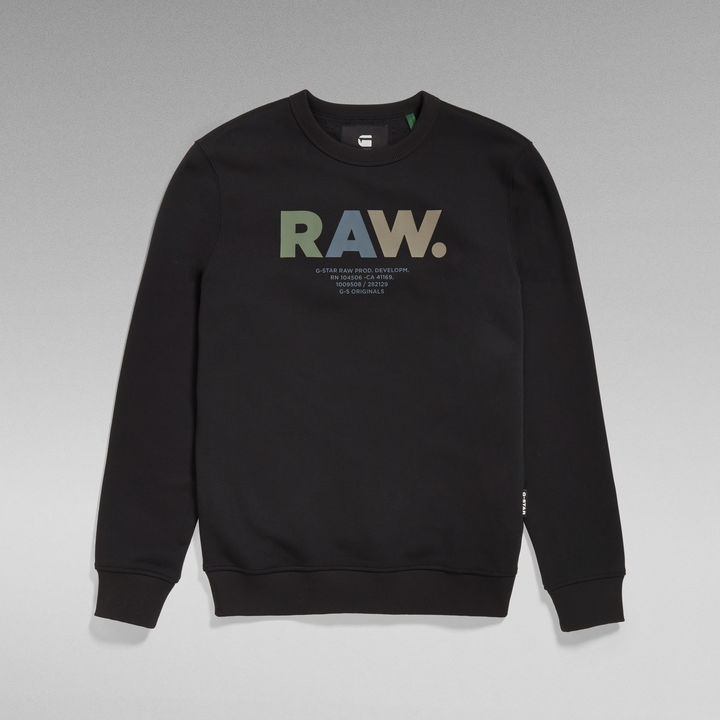 G star raw black sweatshirt new arrivals