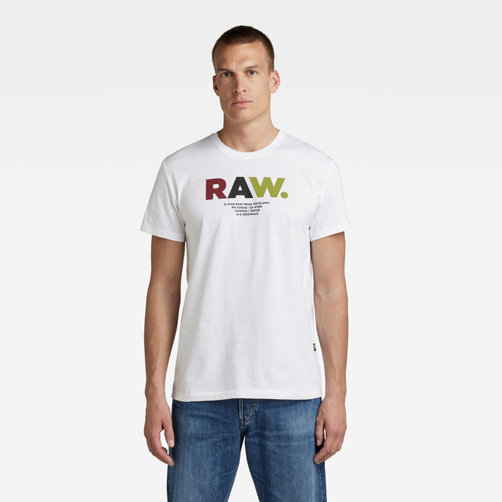 G star raw white shirt best sale