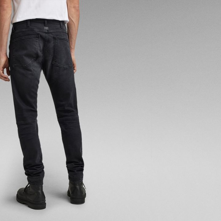 5620 3D Zip Knee Skinny Jeans | Black | G-STAR® US