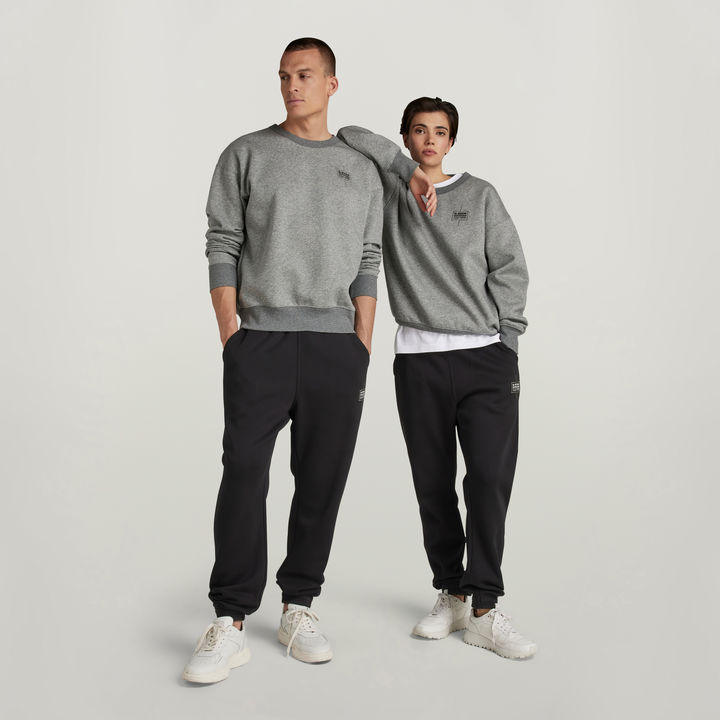 Unisex Core Oversized Sweatpants Black G STAR GB