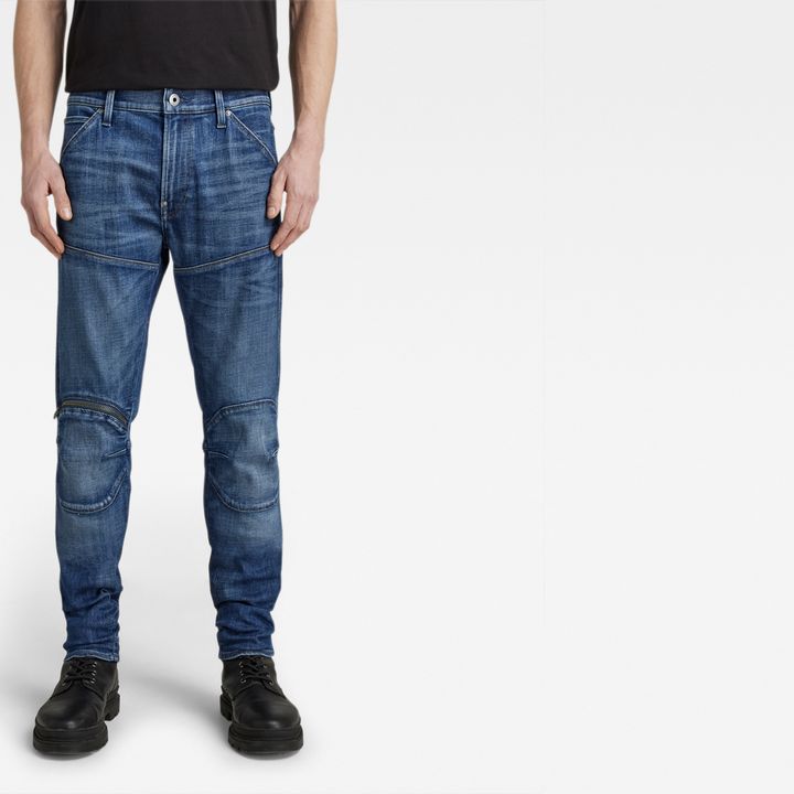 5620 3D Zip Knee Skinny Jeans