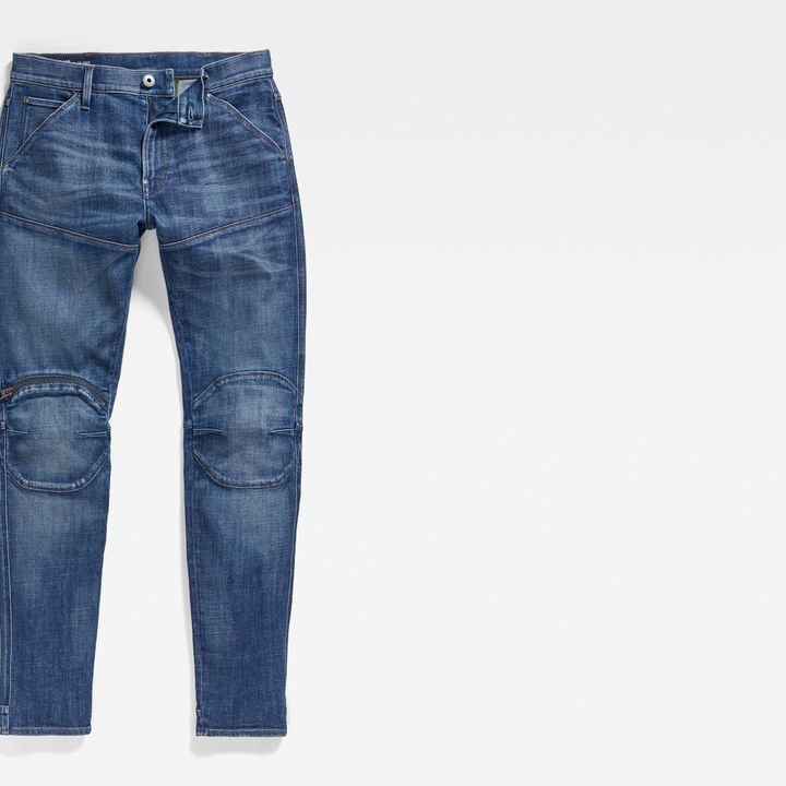 5620 3D Zip Knee Skinny Jeans