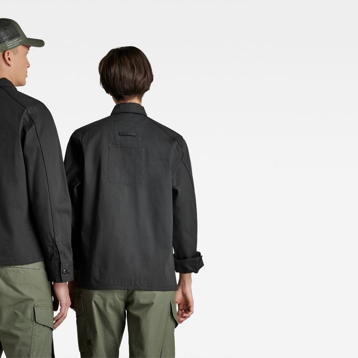 Unisex Pocketony Service Overshirt | Black | G-STAR® US