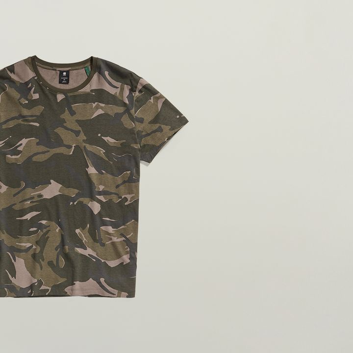Camo T Shirt Multi color G STAR CA