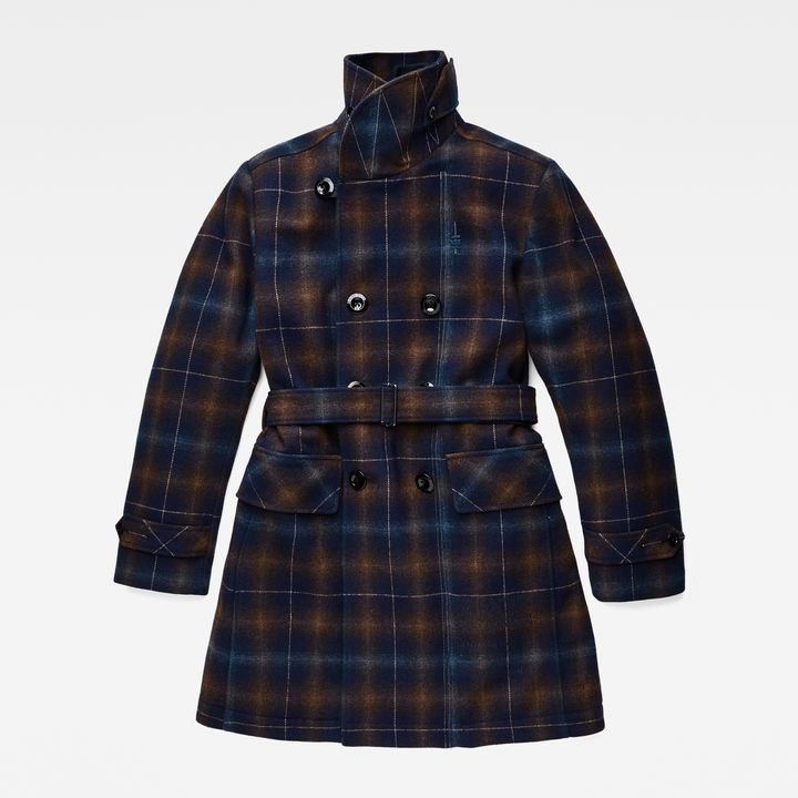 Check Wool Coat Multi color G STAR AE