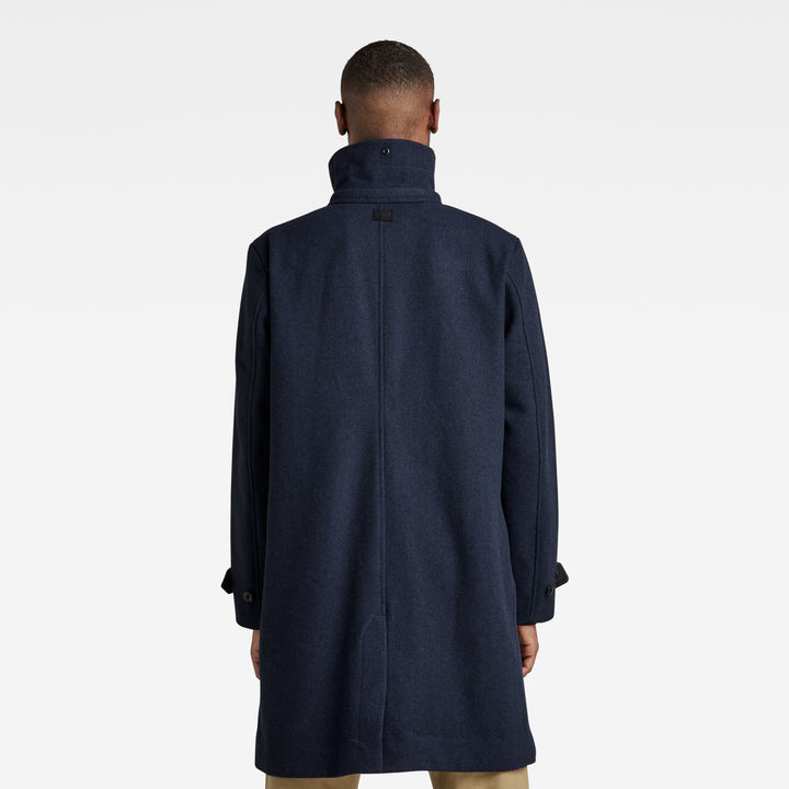 Long Wool Coat Dark blue G STAR AU
