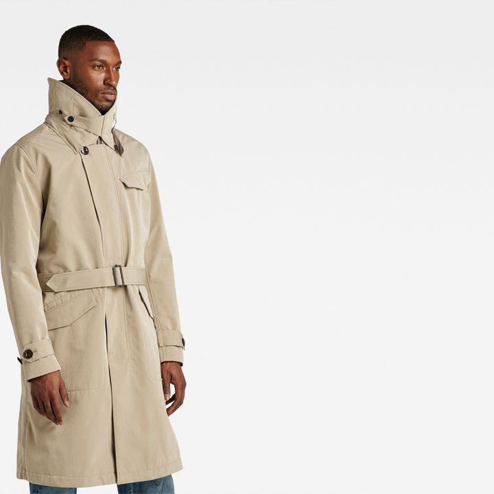 Belted Trench | Beige | G-STAR® US