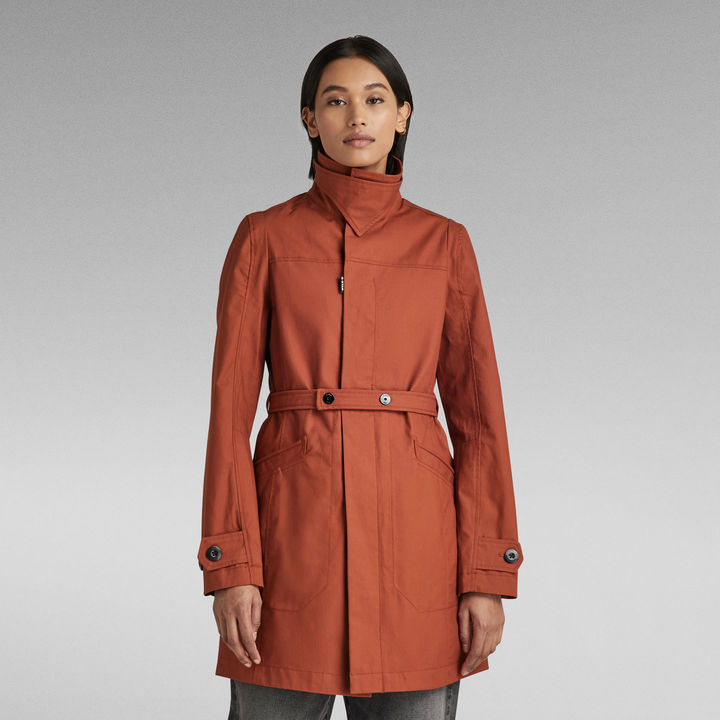 G star minor slim trench coat shop