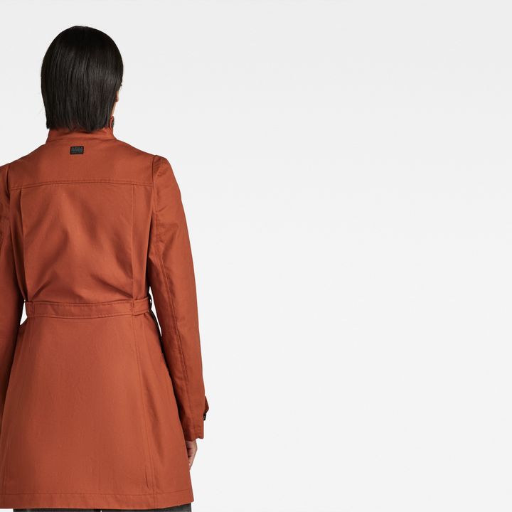 G star minor slim trench coat shop