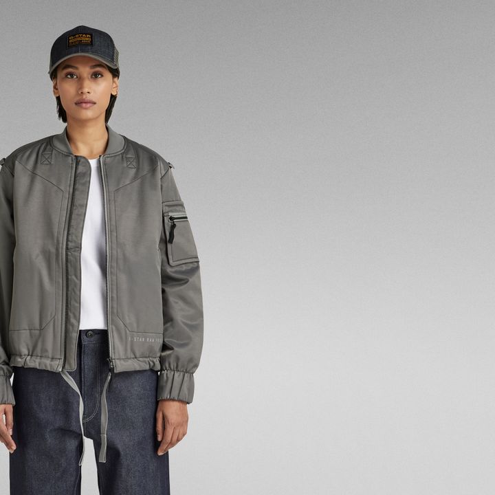 Padded Bomber 2.0 | Grey | G-STAR® US