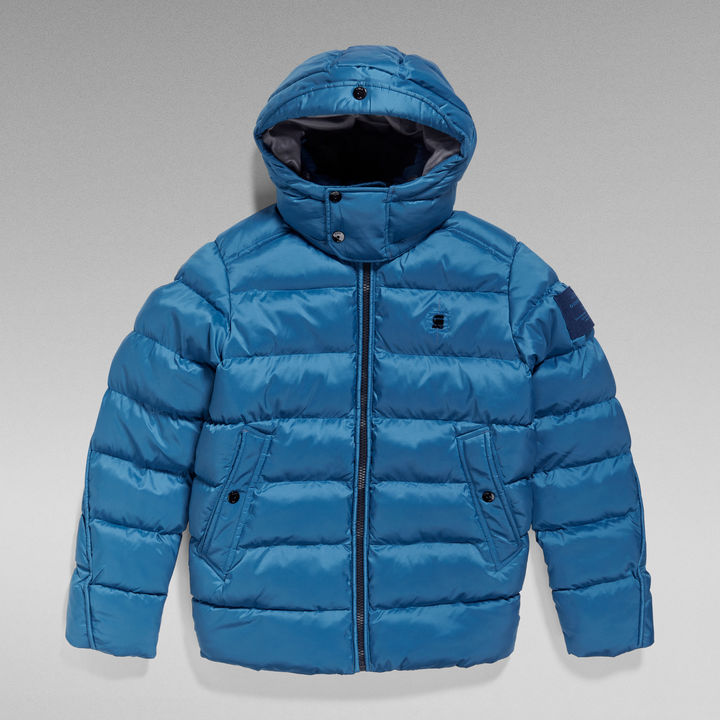 G Whistler Padded Hooded Jacket Medium blue G STAR CA
