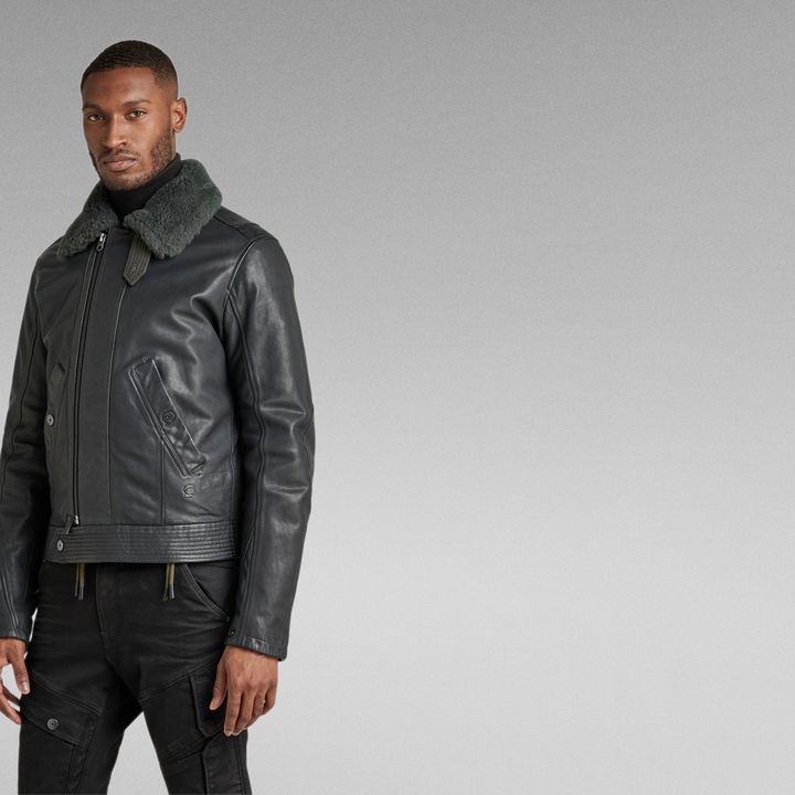 Veste en cuir g star online