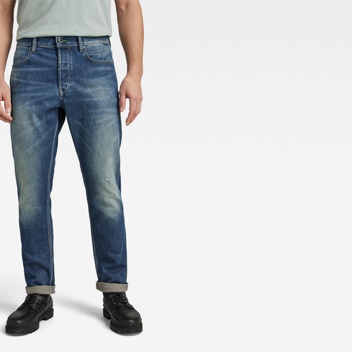 Triple A Regular Straight Selvedge Jeans Medium blue G STAR CA