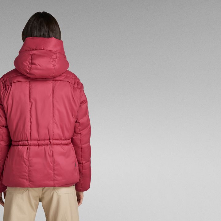 G Whistler Short Padded Jacket Pink G STAR AU